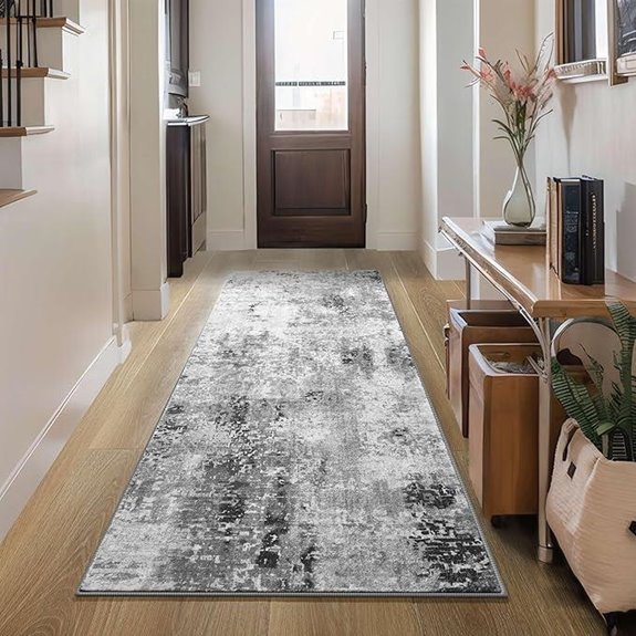 Ompaa Non Slip Washable Long Carpet Runner Rug