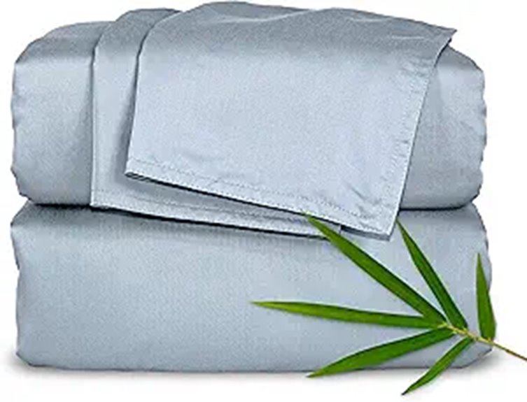 Pure Bamboo King Sheets Organic Viscose Bed Set