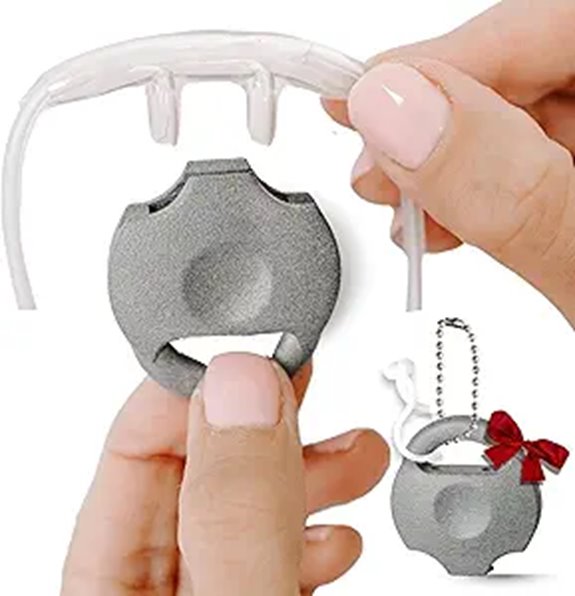 Nasal Cannula Hose Holder for Oxygen Equipment