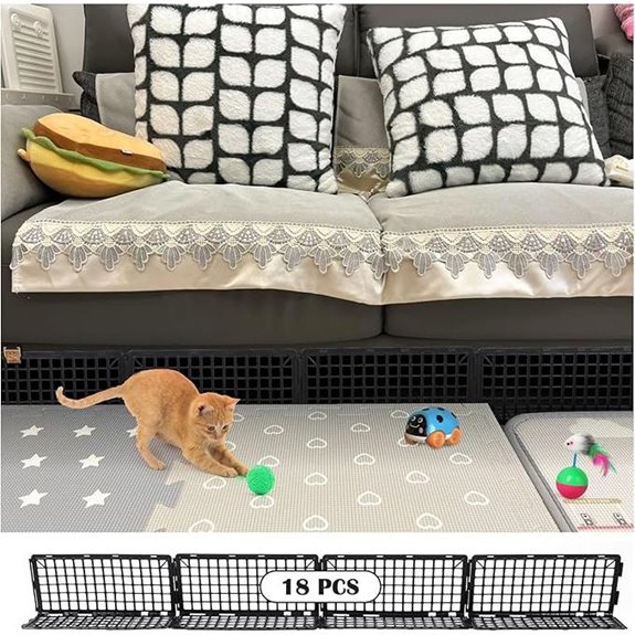 8 Pack Under Bed Blockers for Pets