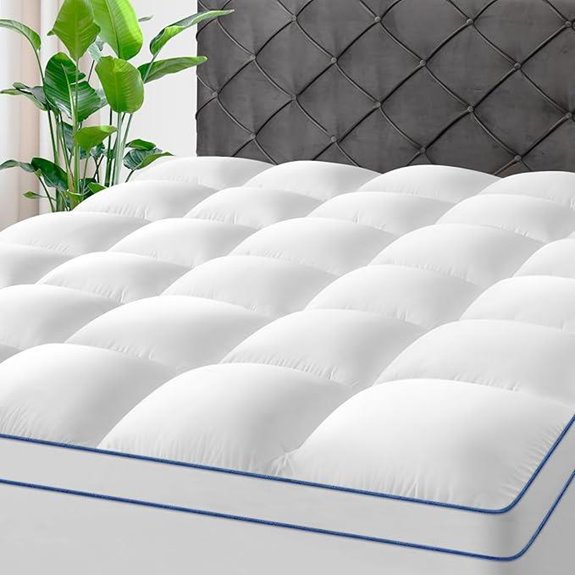 KAYFIA Plush Mattress Topper with Deep Pocket