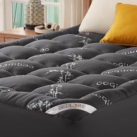 BEDLORE Queen Mattress Topper with Stretch Pockets