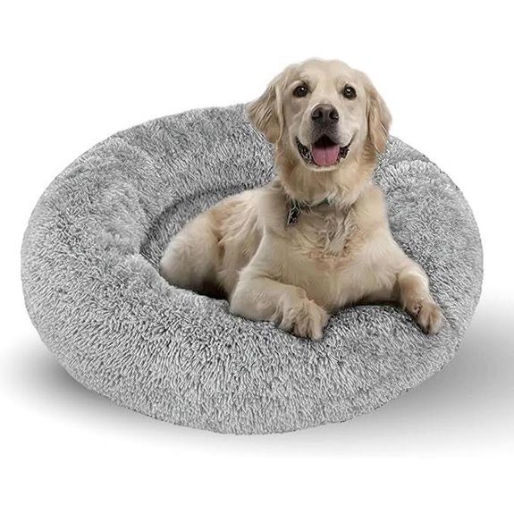 Active Pets Calming Plush Dog Bed with Removable Cover