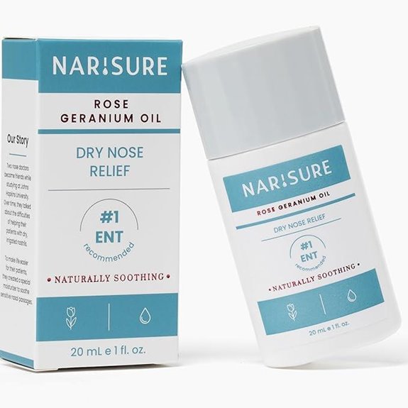 Dry Nose Relief Oil with Rose Geranium & Vitamin E