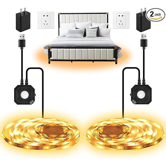 Motion Activated LED Strip Lights with Timer