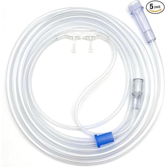 ResOne 7Ft Soft Adult Nasal Cannula 5-Pack