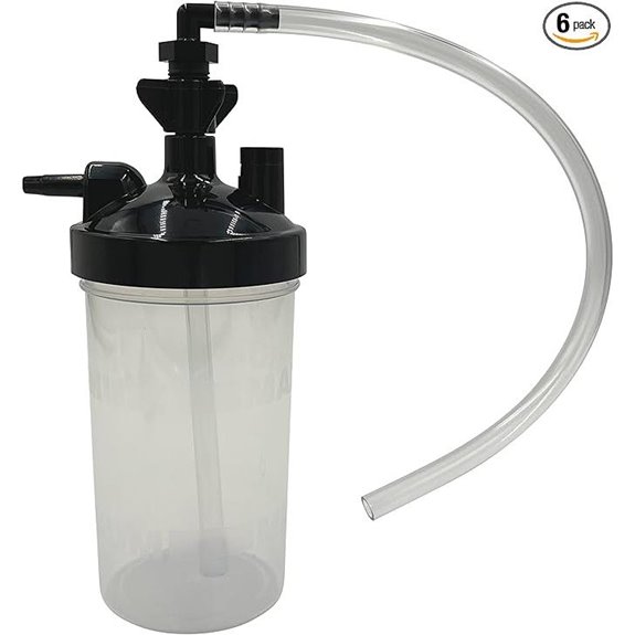 ResOne 6pk Oxygen Humidifier Bottles with Tubing