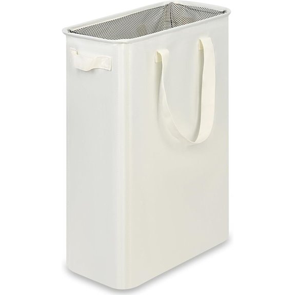 efluky Slim Collapsible Laundry Basket with Handles
