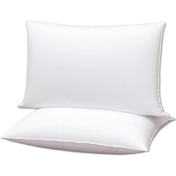 Ultra Thin Pillow Set of 2 for Sleepers