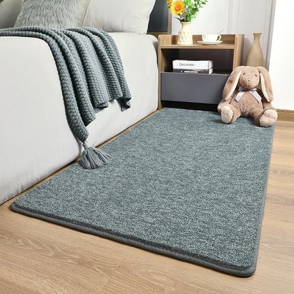 Keeko Soft Small Runner Rug for Bedroom and Hallway