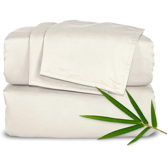 Pure Bamboo King Sheets - Soft Cooling Organic Ivory