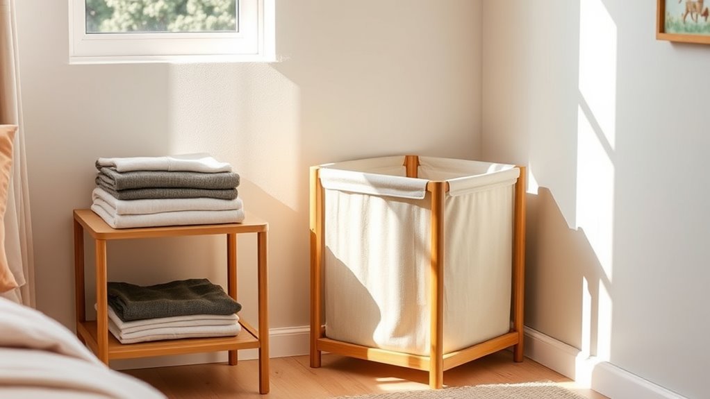 space efficient durable hampers