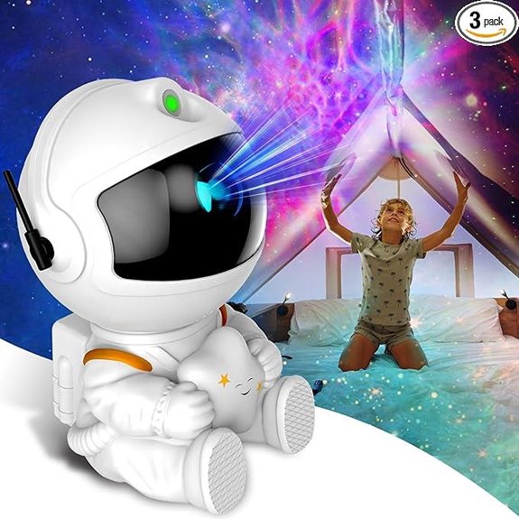 Astronaut Galaxy Projector with Remote and Timer