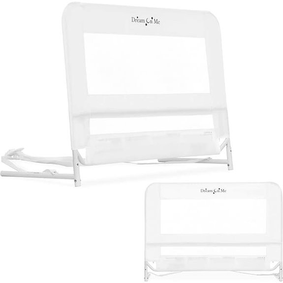 Dream On Me Mesh Bed Rail for Toddler Safety