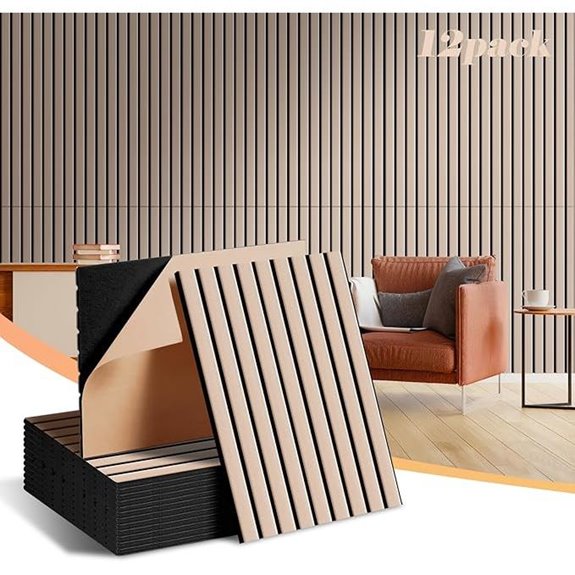 12 Pack Large Acoustic Wall Panels
