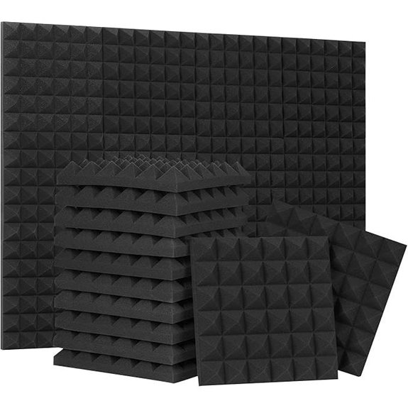 24 Pack Acoustic Foam Panels for Soundproofing