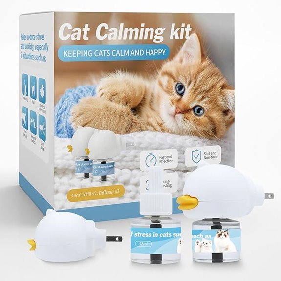 Cat Calming Diffuser 2 Pack for Anxiety Relief