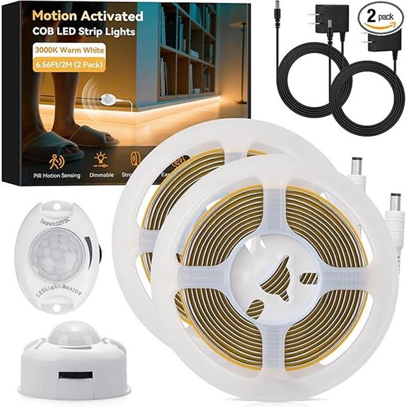 HOUHUI Under Bed Motion Sensor LED Light Strip