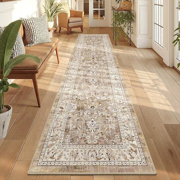 LOKHOM Washable Non-Slip Vintage Runner Rug