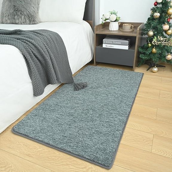 AROGAN Small Washable Rug with Memory Foam