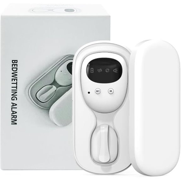 Wireless Bedwetting Alarm for Kids Rechargeable Loud Vibration