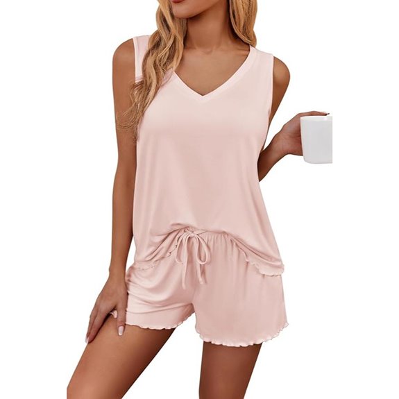 Ekouaer Women's Sleeveless Pajama Set (S-XXL)