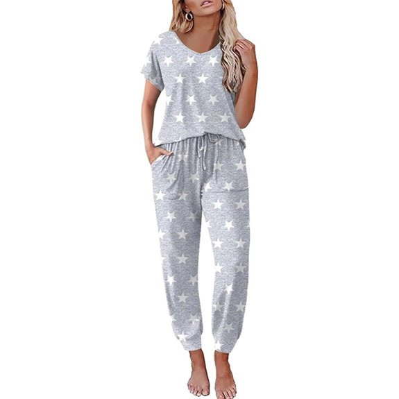 Ekouaer Women’s 2-Piece Lounge Pajama Sets