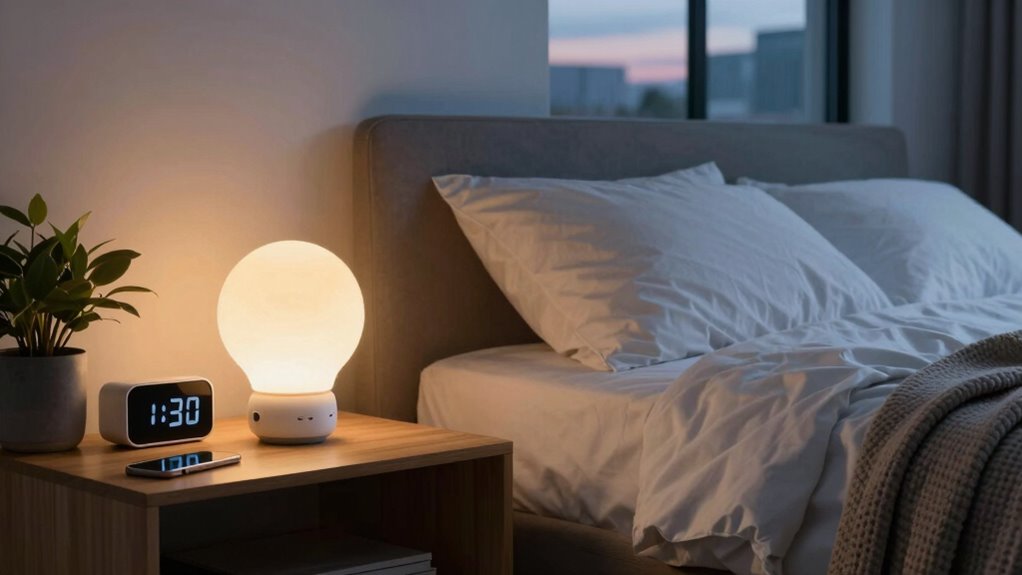 adjust lighting for sleep