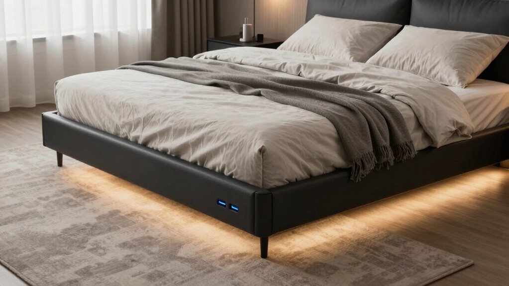 adjustable bed with usb
