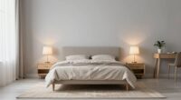 bedroom layout for calm