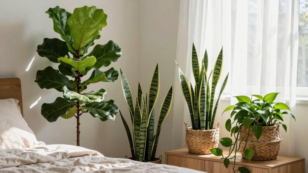 bedroom plants and allergies