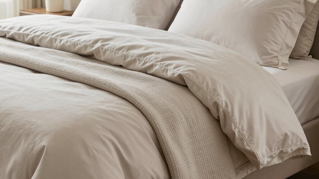 comfortable durable temperature regulating bedding