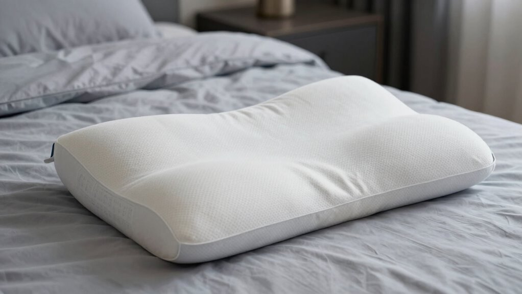 cooling pillow aids sleep comfort