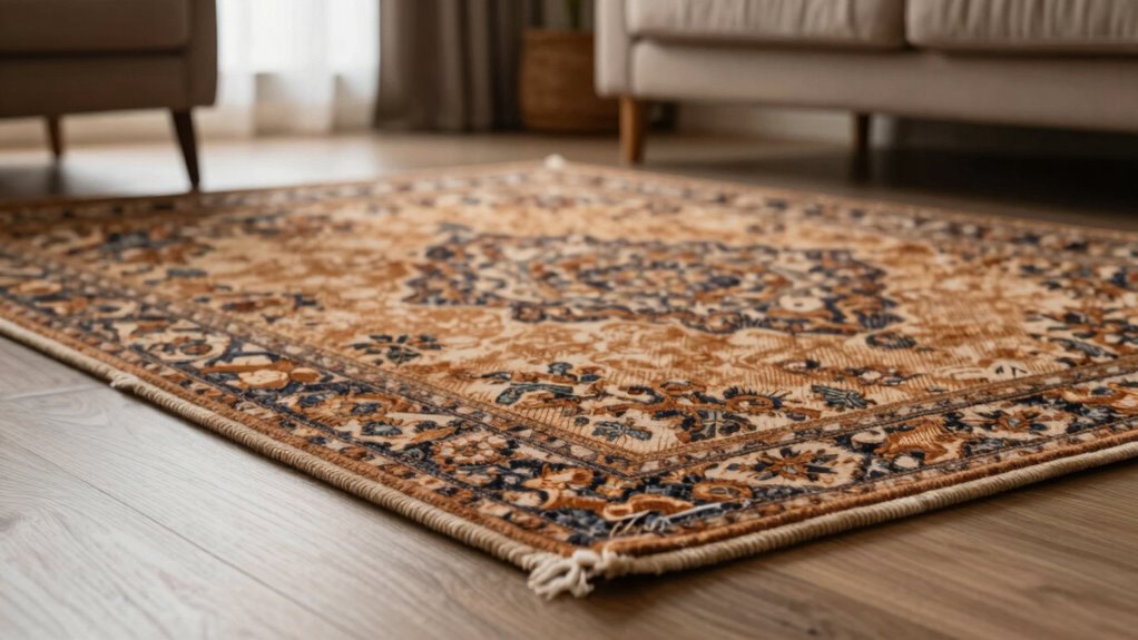 decorative rugs improve sound absorption