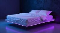 floating led bed frames