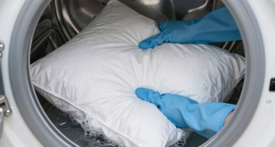 gentle pillow cleaning method