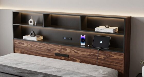 headboards with shelves