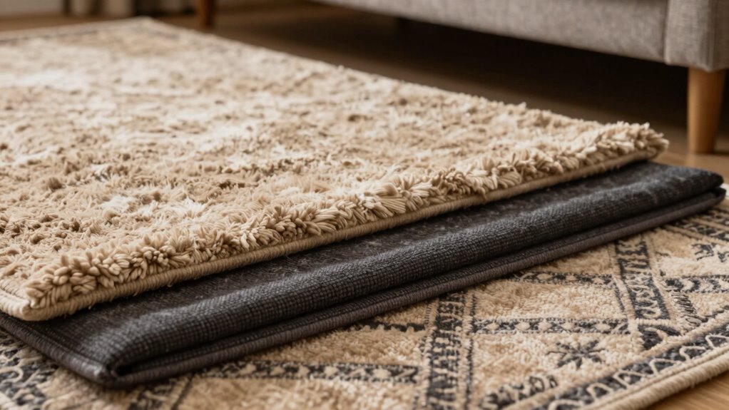 layered rugs for soundproofing