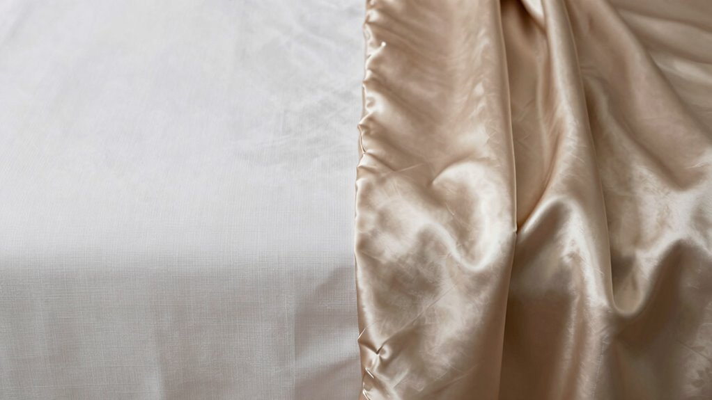 luxurious warm lustrous sheets