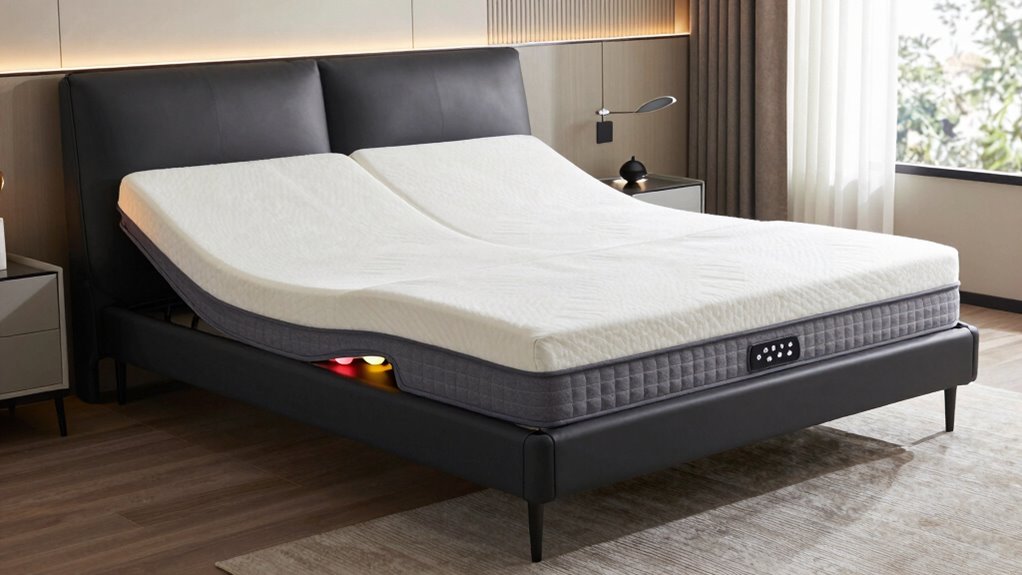 massage bed compatibility and features