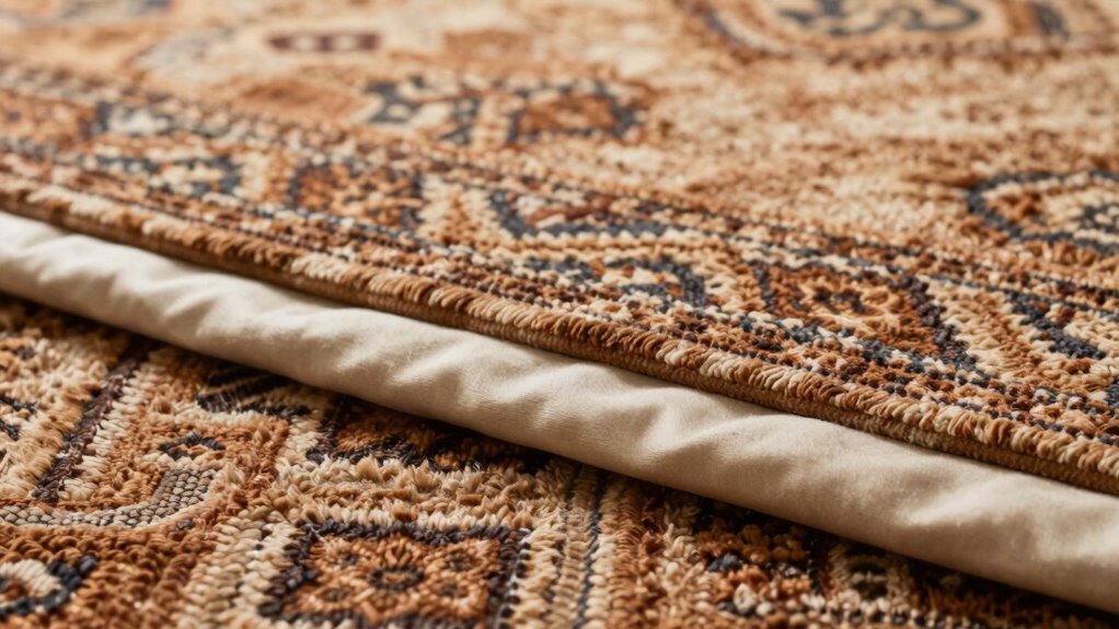 proper rug and pad alignment
