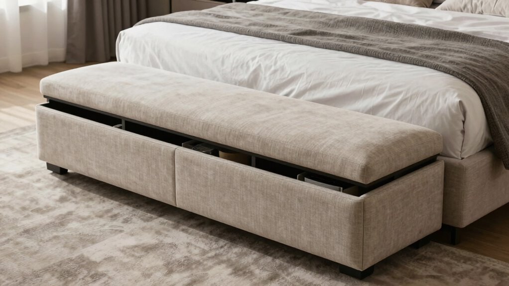 proper storage bench sizing