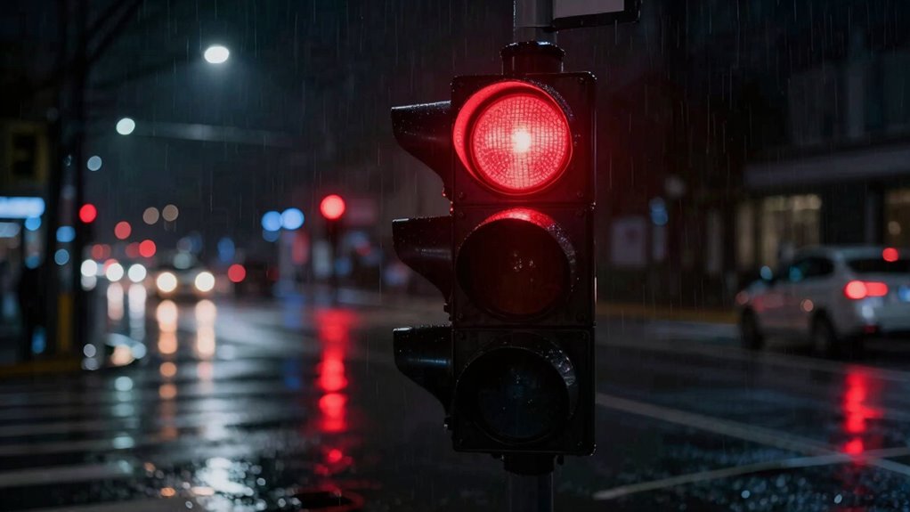 purpose of nighttime red lighting