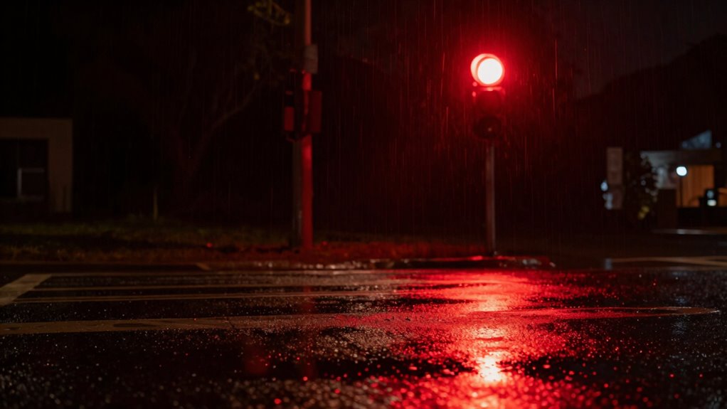 red light minimal glare