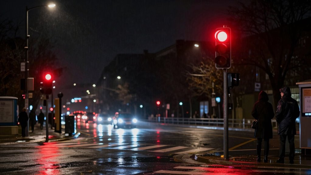 red light nighttime necessity