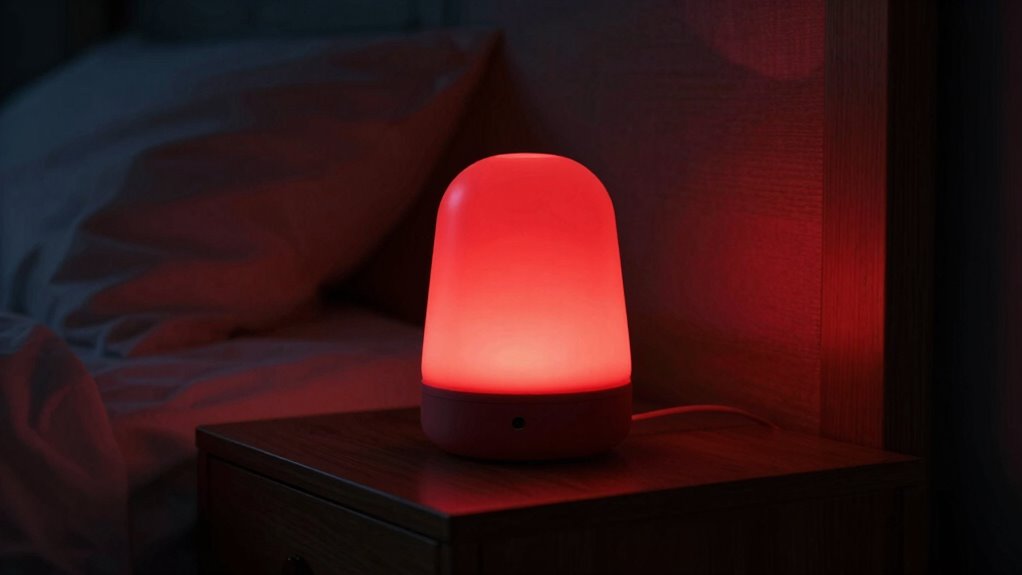 red night lights promote relaxation