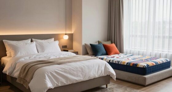 shared bedroom different sleep styles