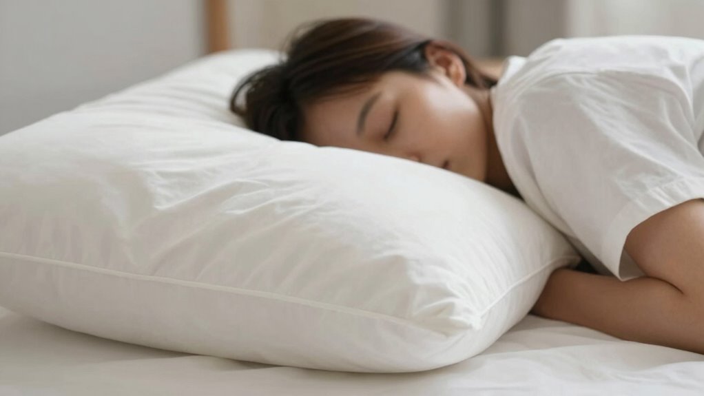 sleep position pillow test