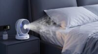 top bed cooling fan systems