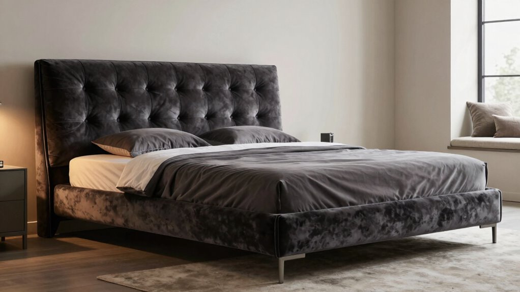 top full upholstered beds